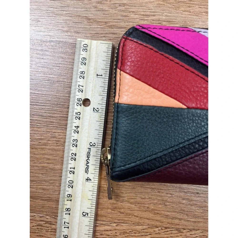 Fossil Leather Zip Around Color Block Women's‎ Wallet